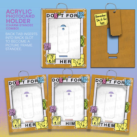 Photocard holder (charm-standee)