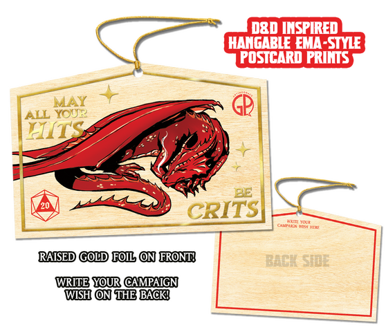 TTRPG Ema Postcards