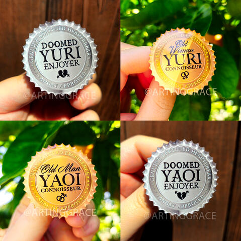 Acrylic pins
