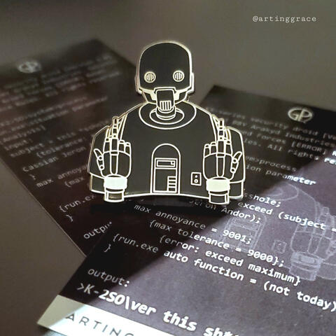 K2SO Enamel Pin