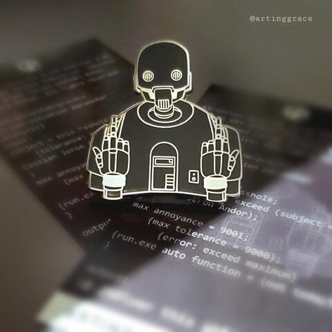 K2SO Enamel Pin K2SO Enamel Pin