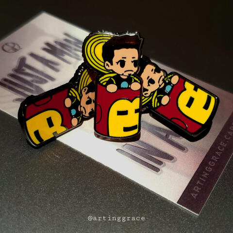 Tony Stark Enamel Pin Tony Stark Enamel Pin