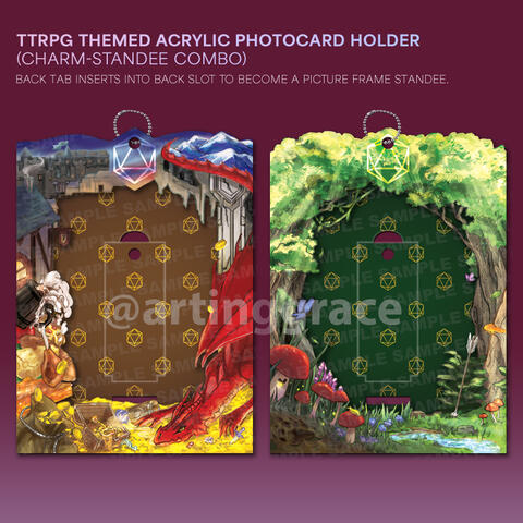 TTRPG themed Photocard holder