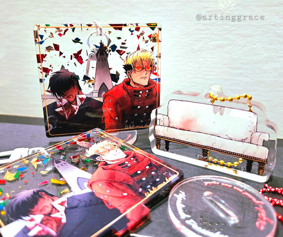 Trigun Maximum Charm-standees